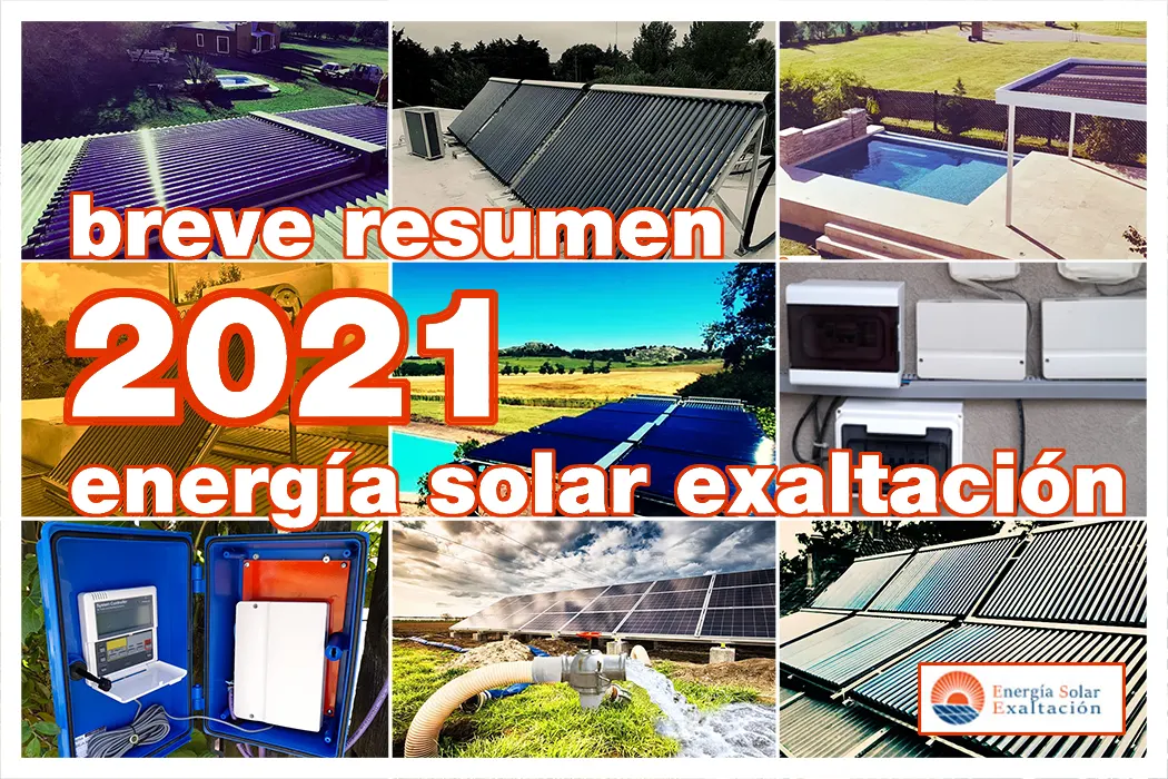 Instalación solar, Resúmenes, foto 01