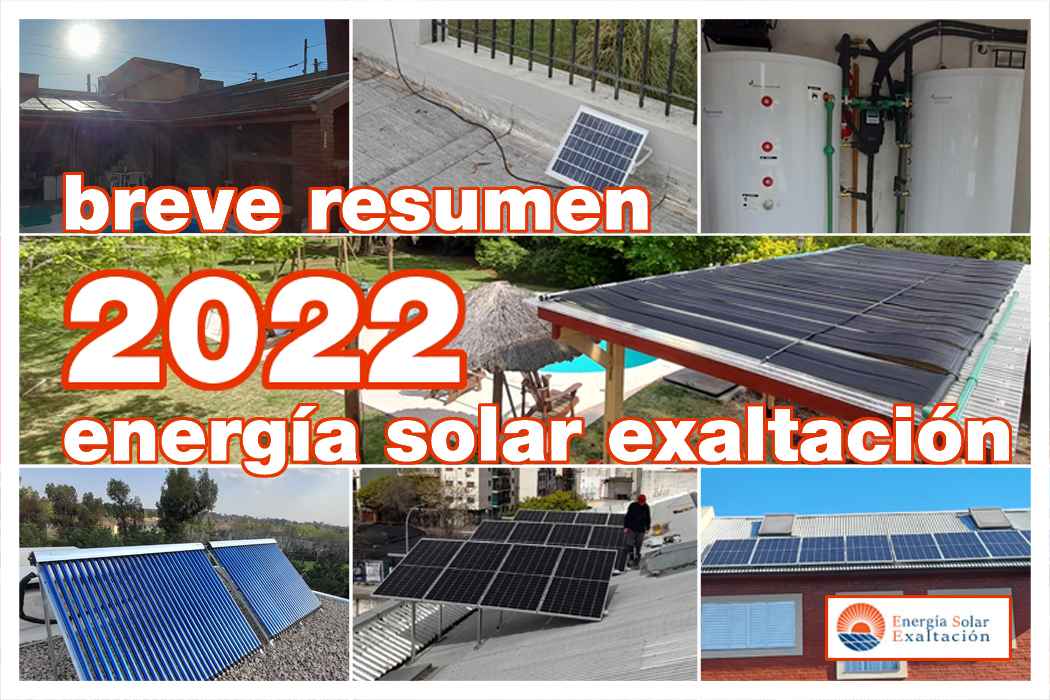 Instalación solar, Resúmenes, foto 02